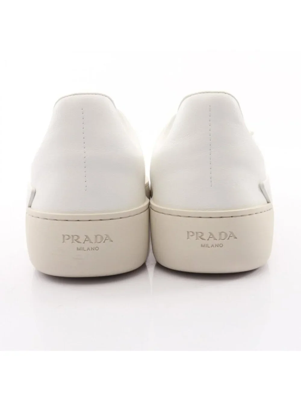 Prada Sneakers Triangle Logo Leather